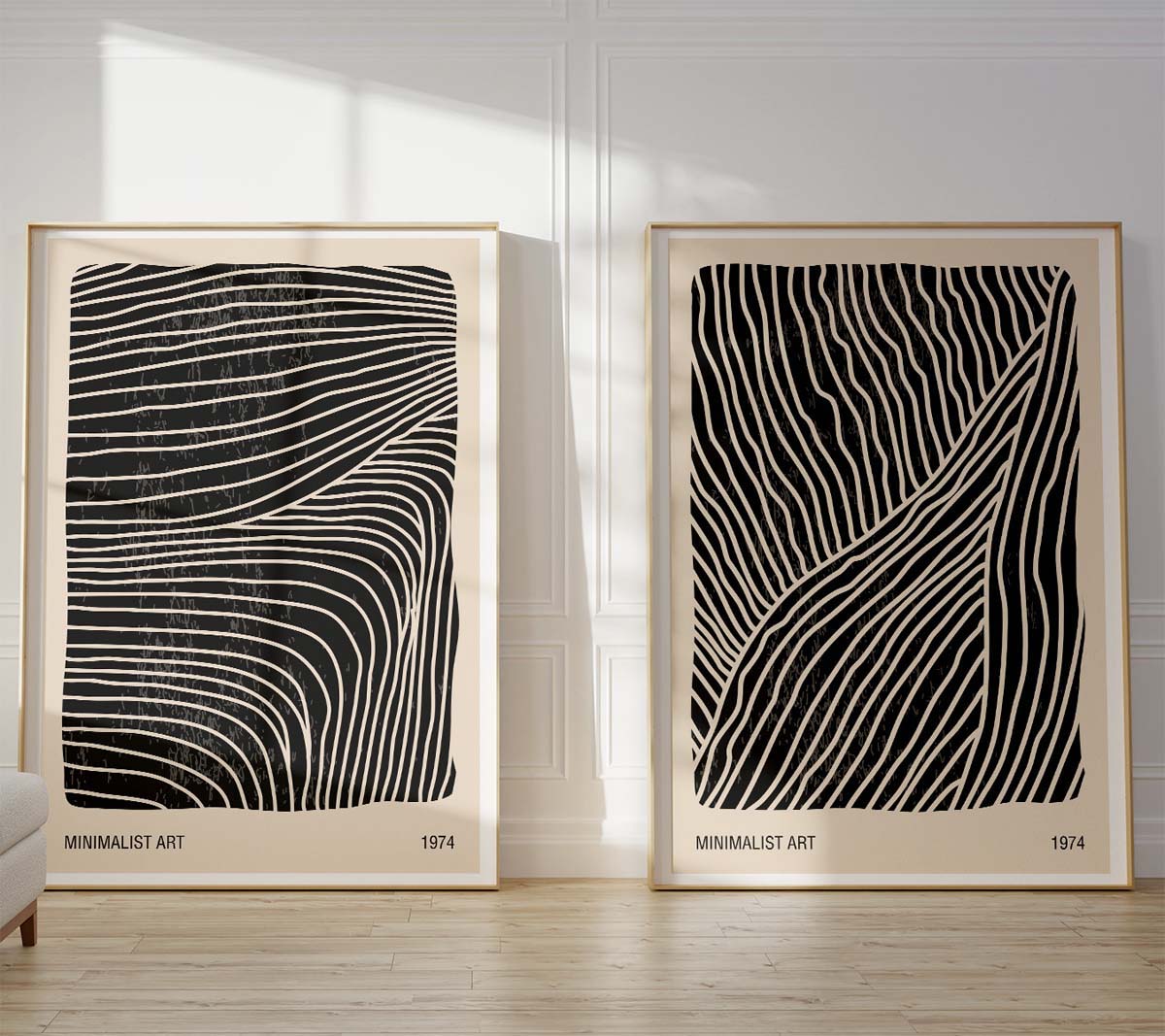 Minimal Abstract 2 Wall print