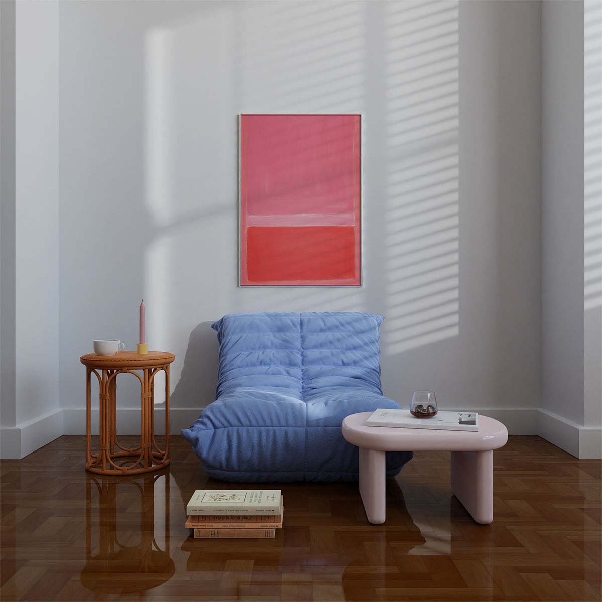 Shades of Pink Wall print