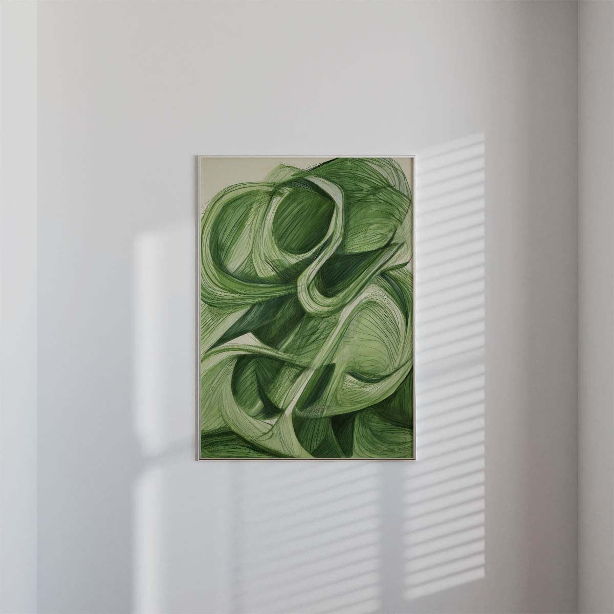 Green Abstract Wall print