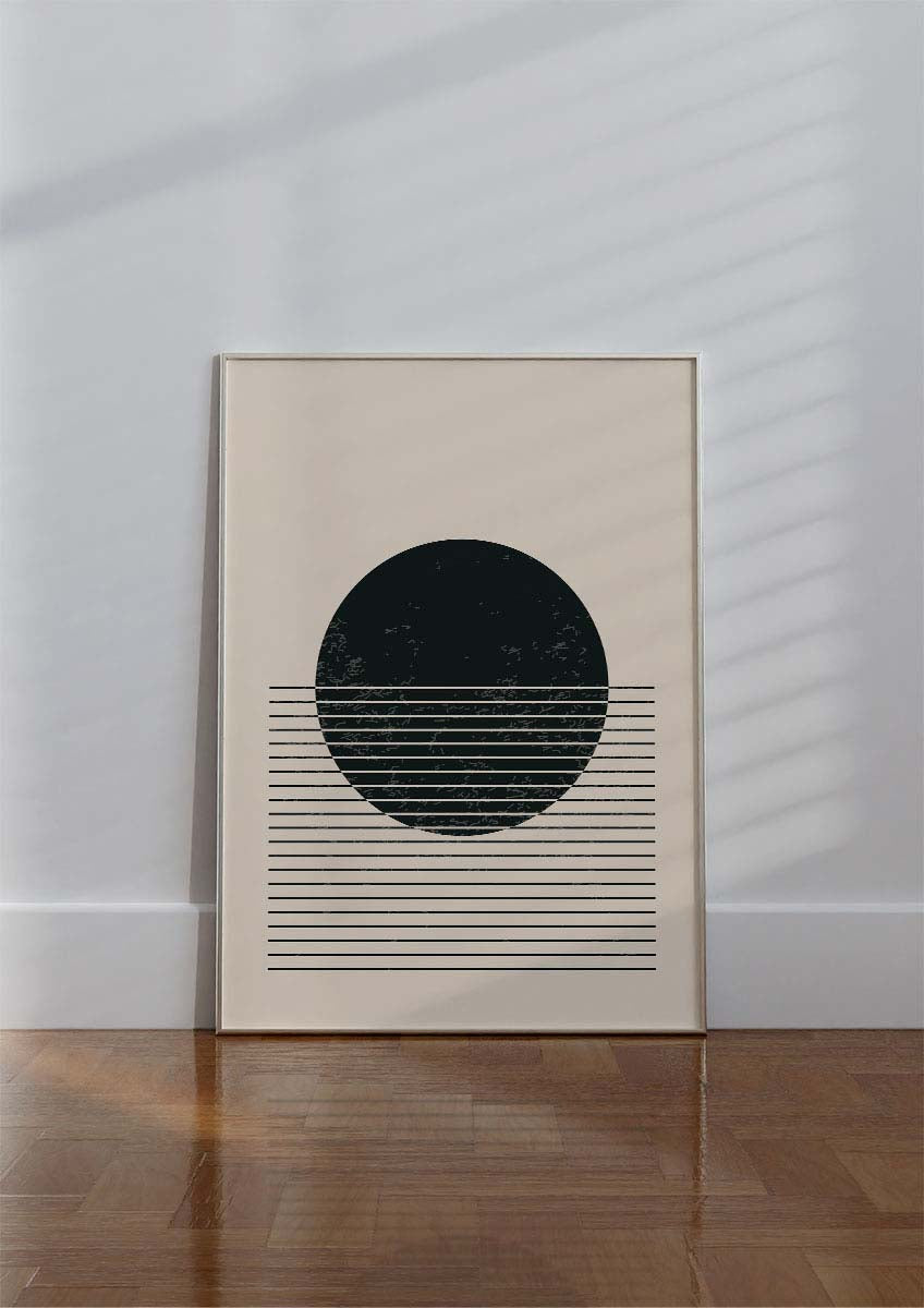 Minimal Geometric Wall print