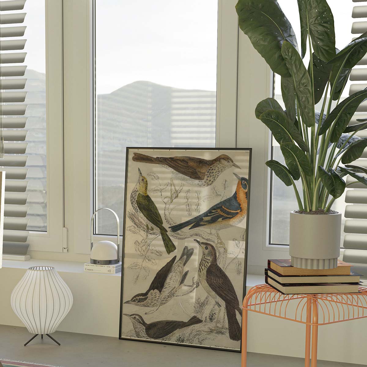 Vintage Birds Wall print