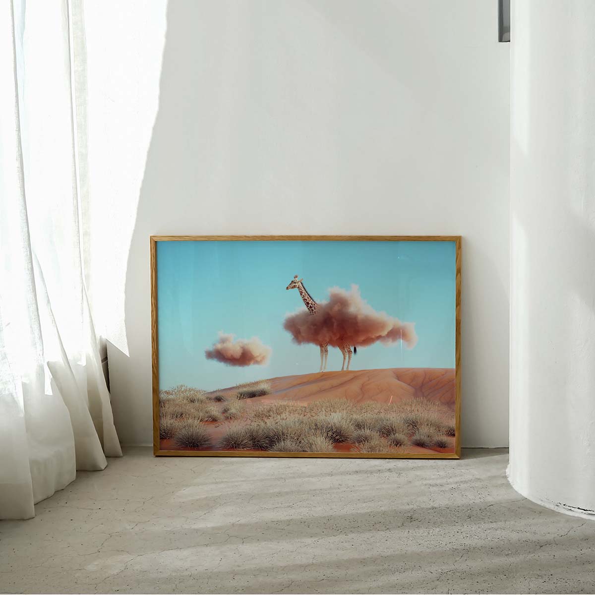 Dreamy Giraffe Wall print