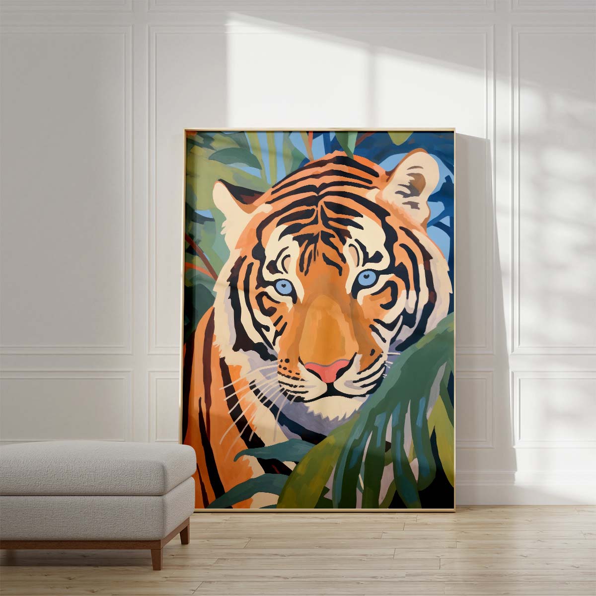 Tiger Portrait Wall print