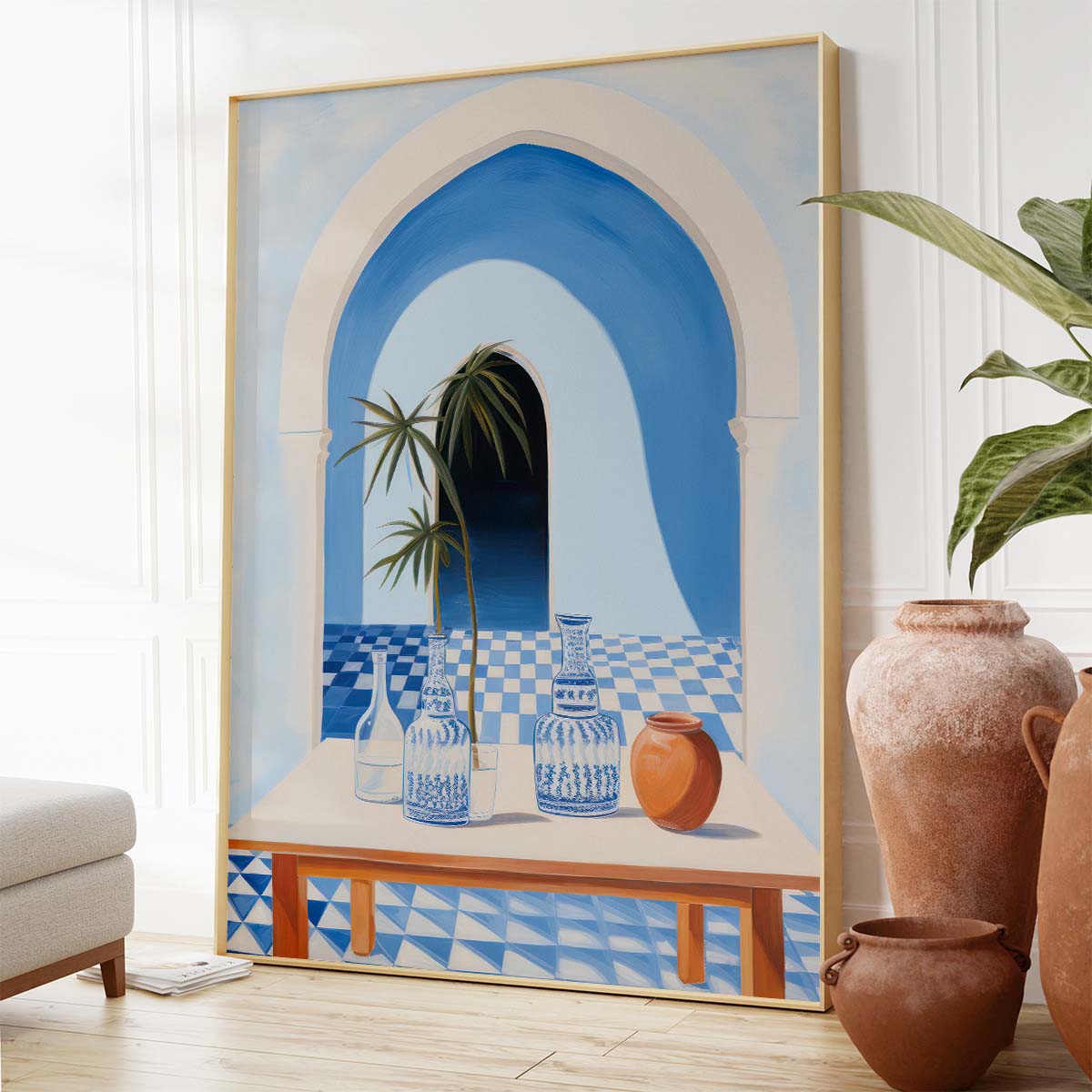 Dreamy Terrace Wall print