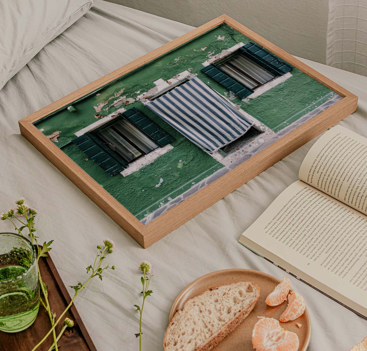 Green Wall in Italy Wall print