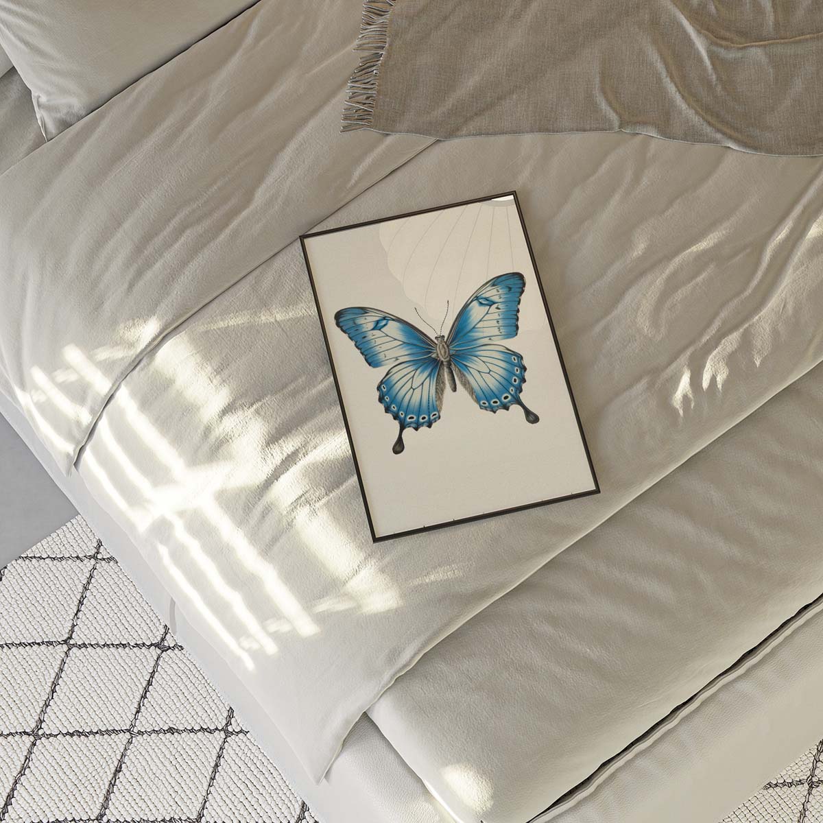 Vintage Butterfly Wall print