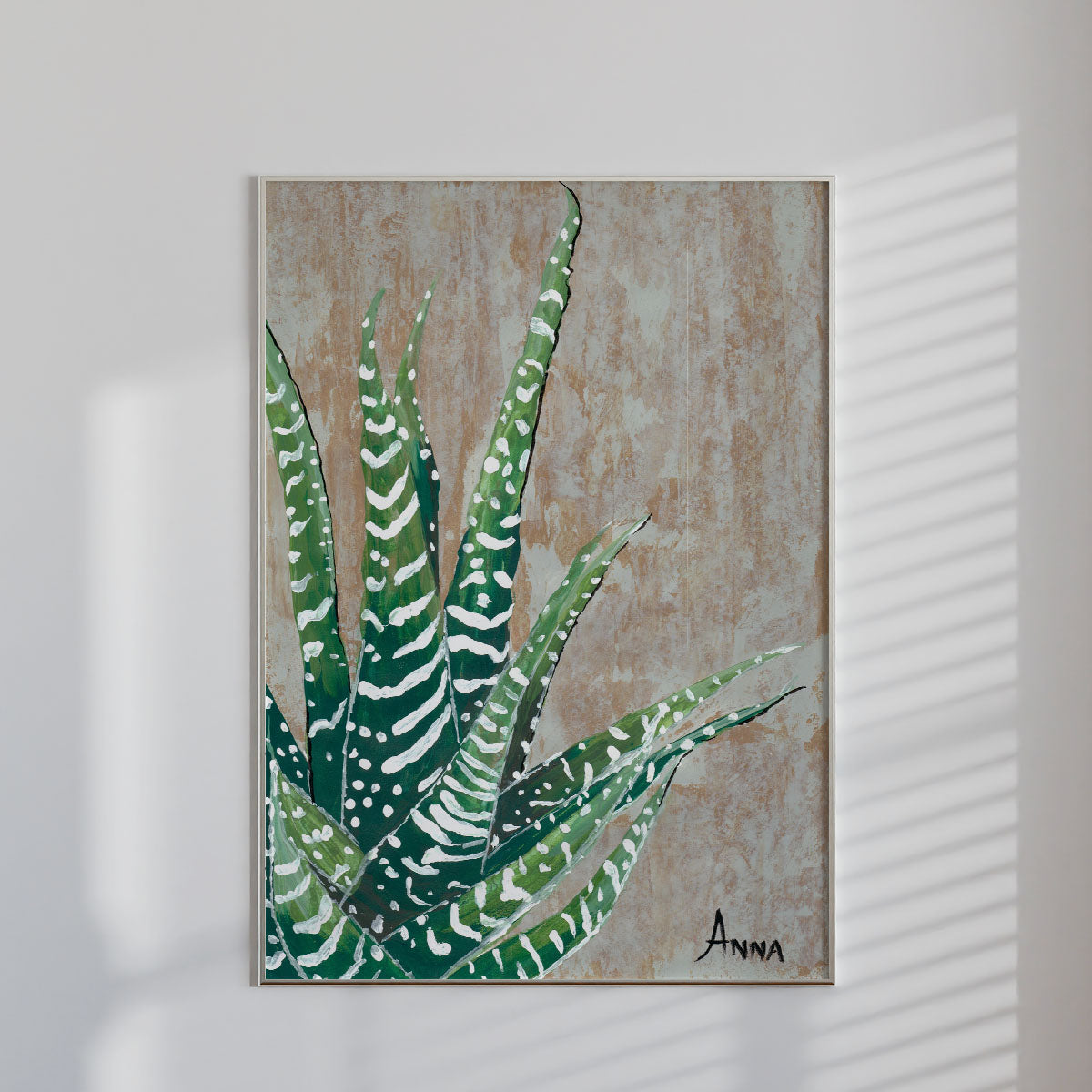 Zebra Plant Wall print