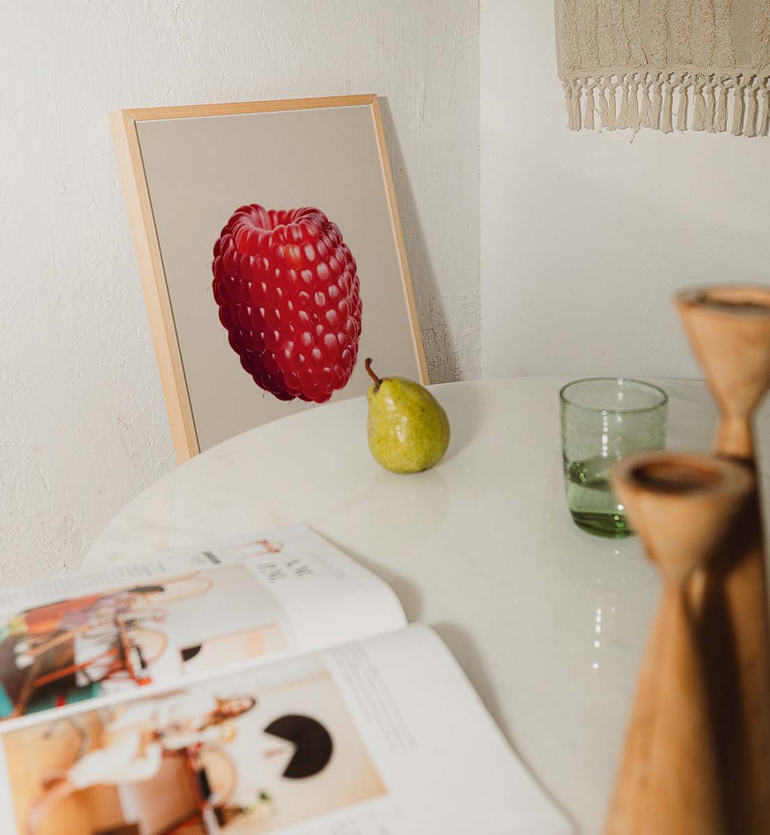 Raspberry Wall print
