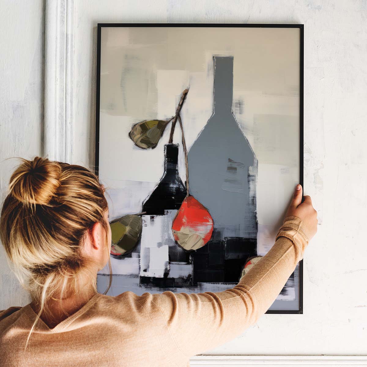 Artistic Wine Wall print