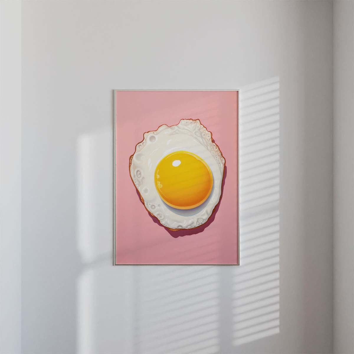 Pink Egg Wall print