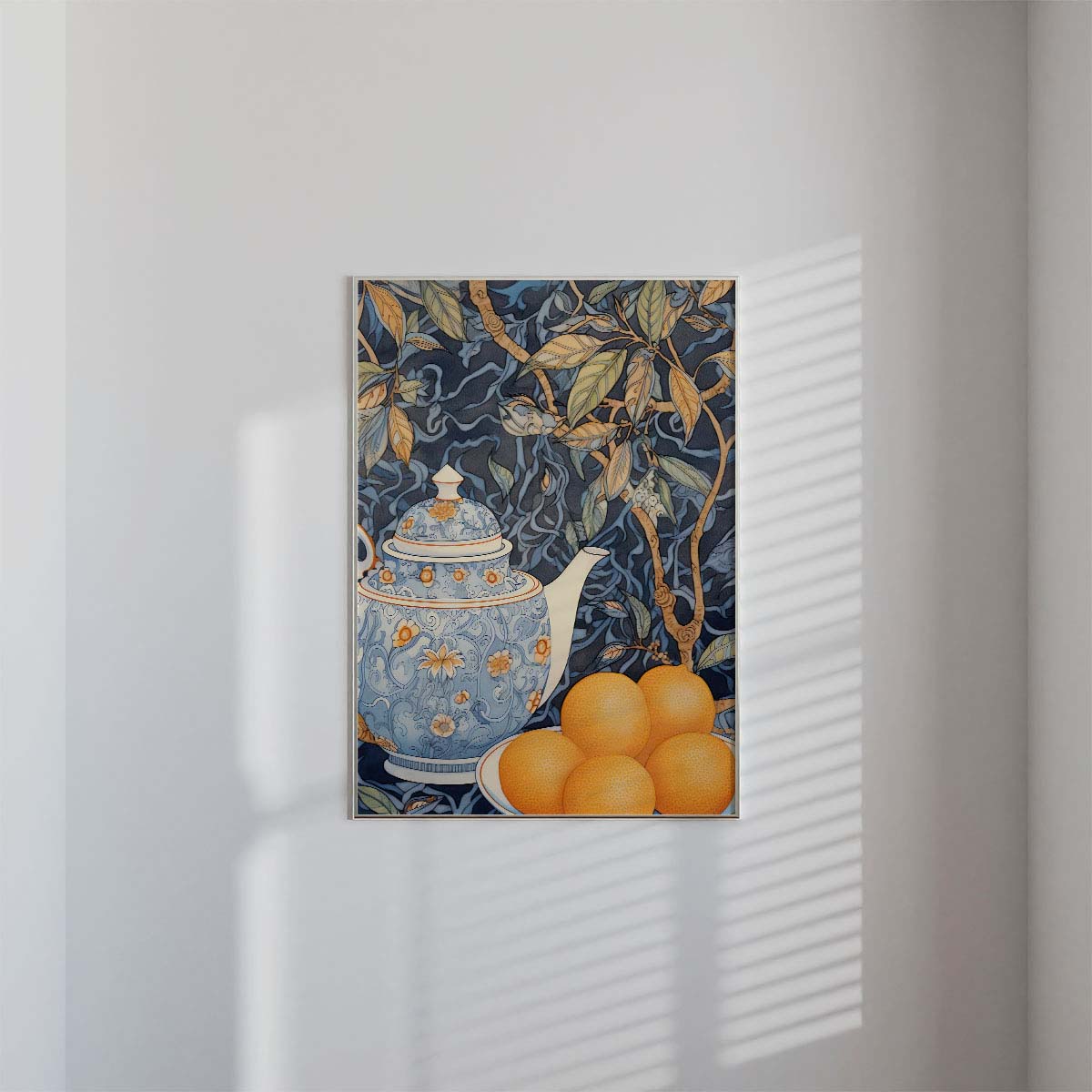 Japanese Tea Pot Wall print