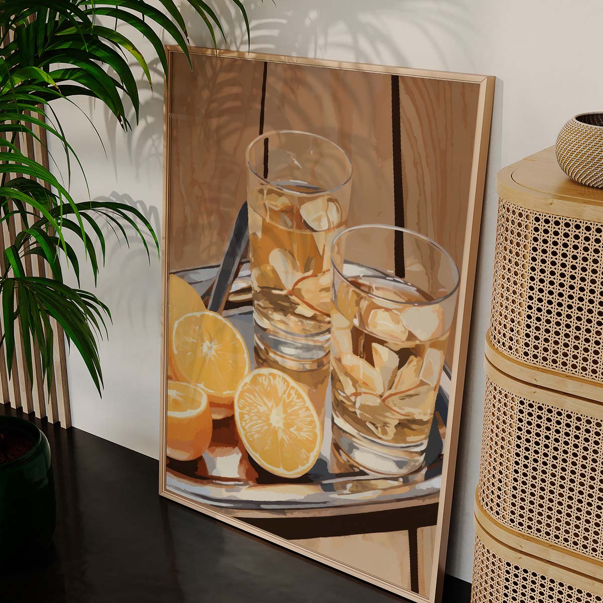 Drinks Tray Wall print