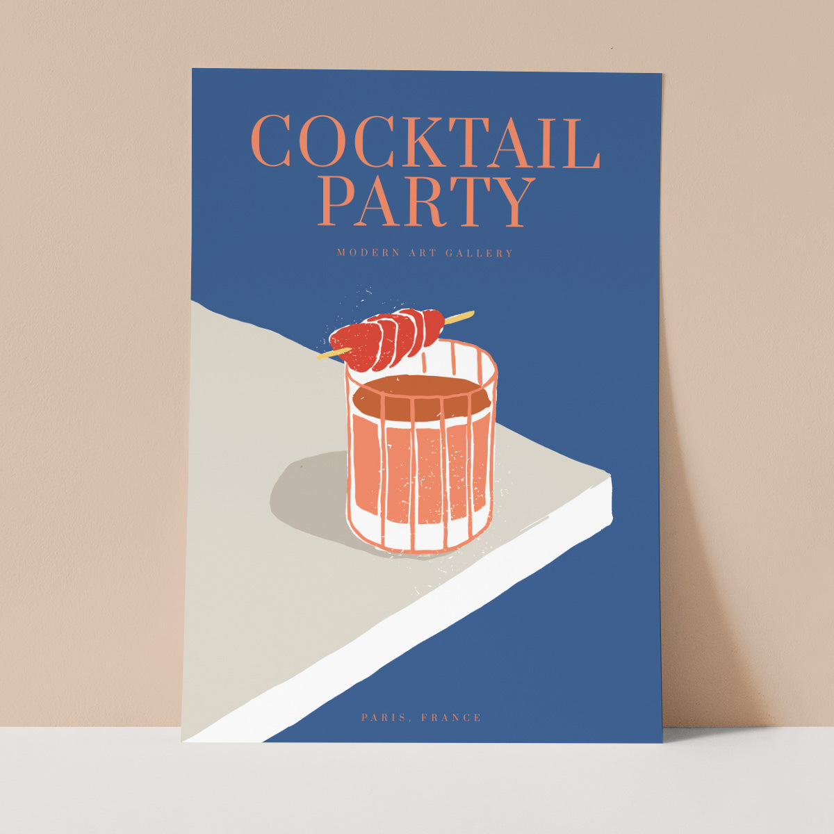 Cocktail Party Wall print