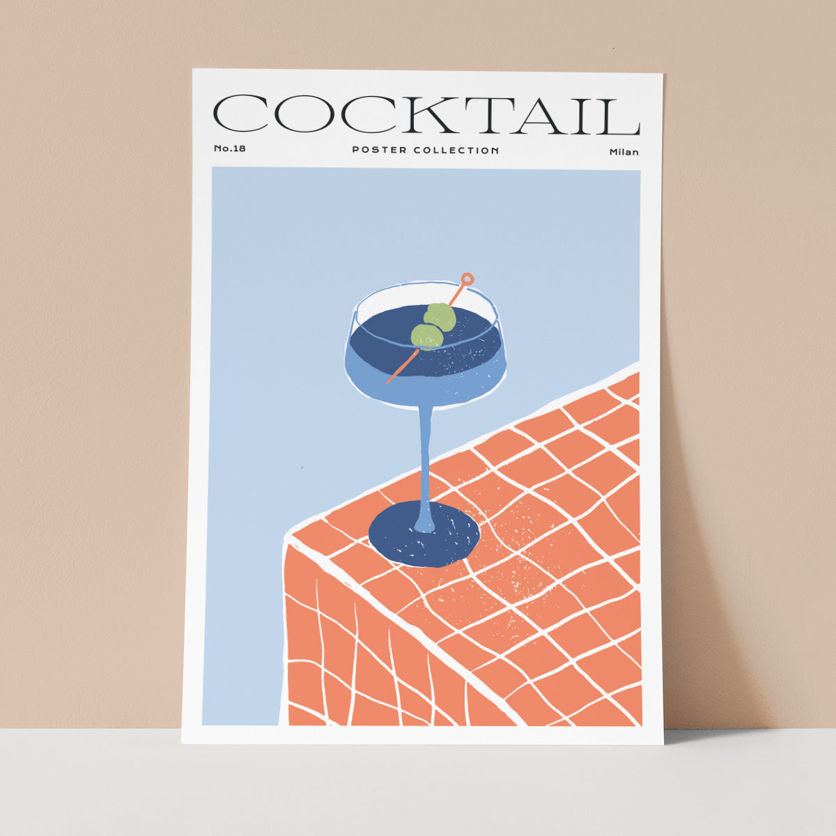 Cocktail Wall print