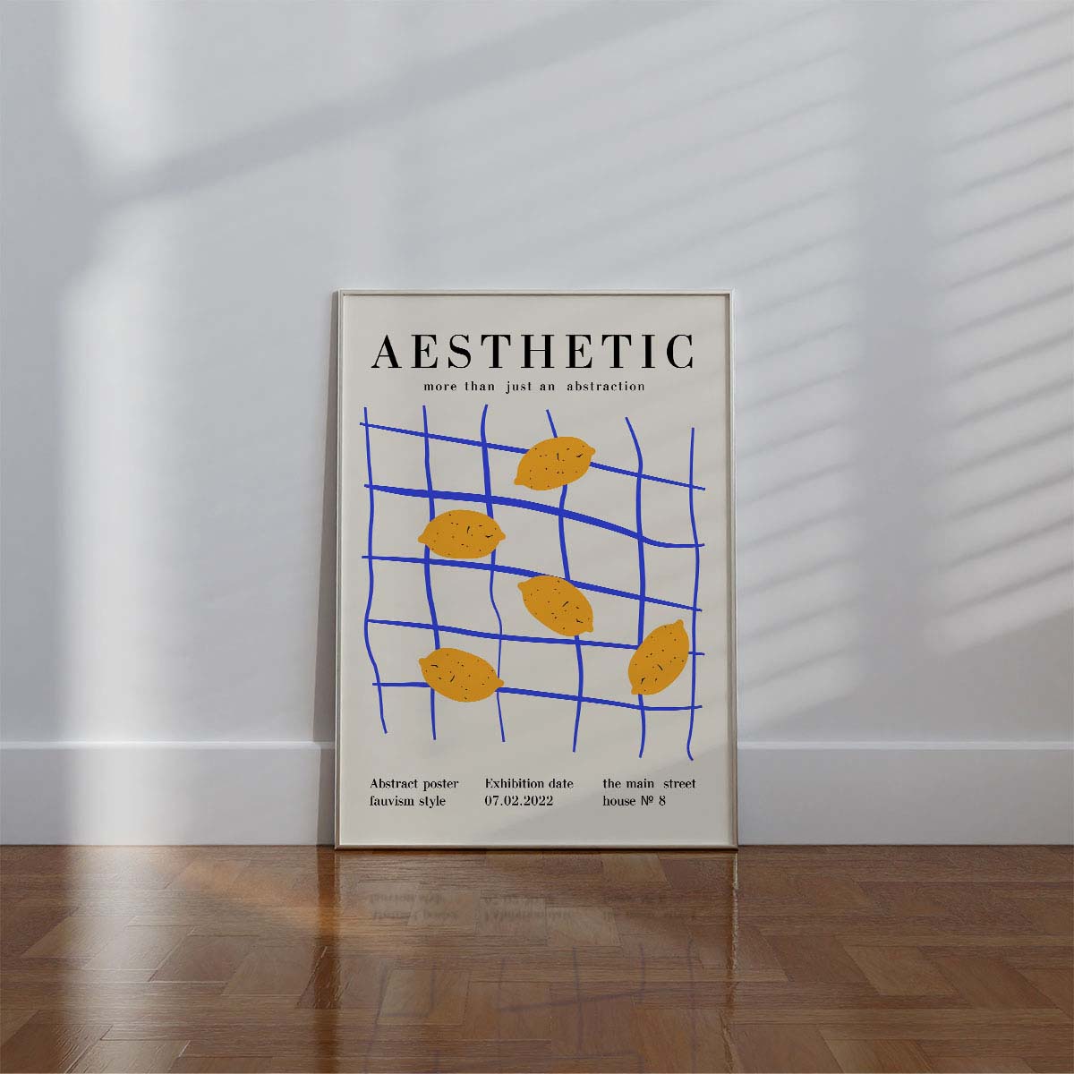 Abstract Lemons Wall print