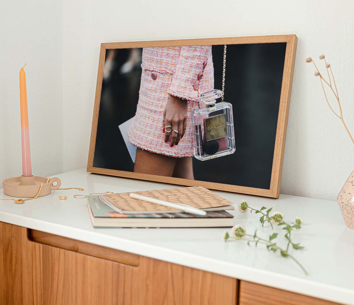 Fabulous in Pink Wall print