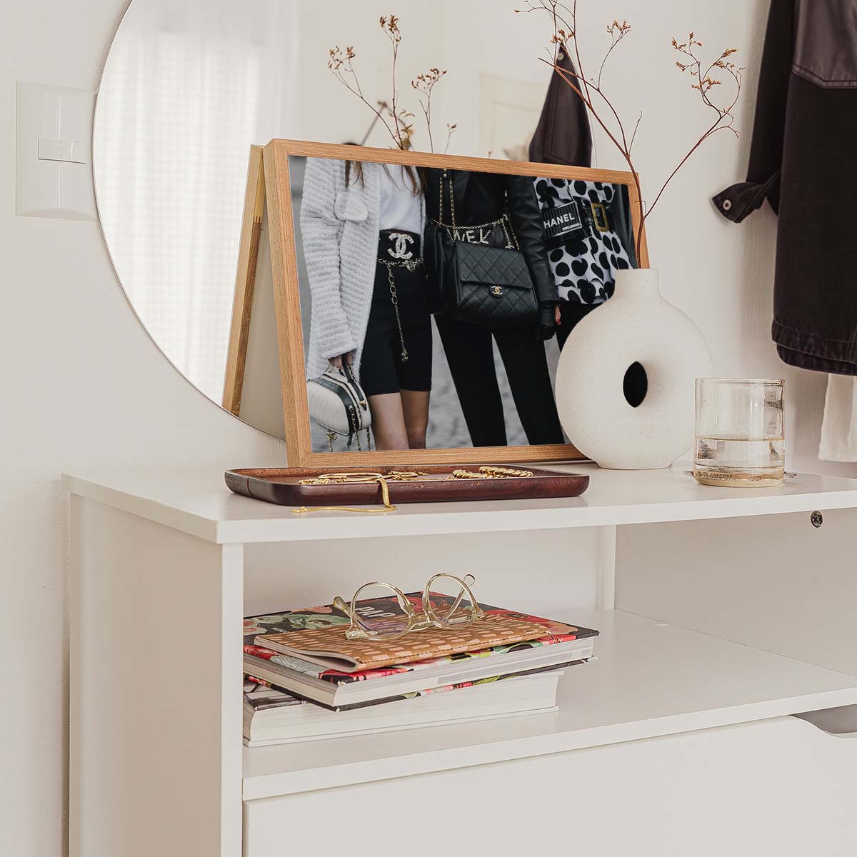 Black and White fashion Wall print