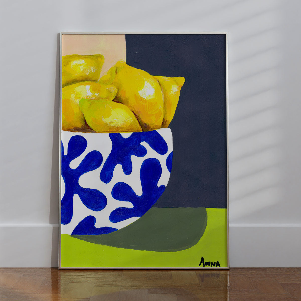 Lemon Bowl Wall print