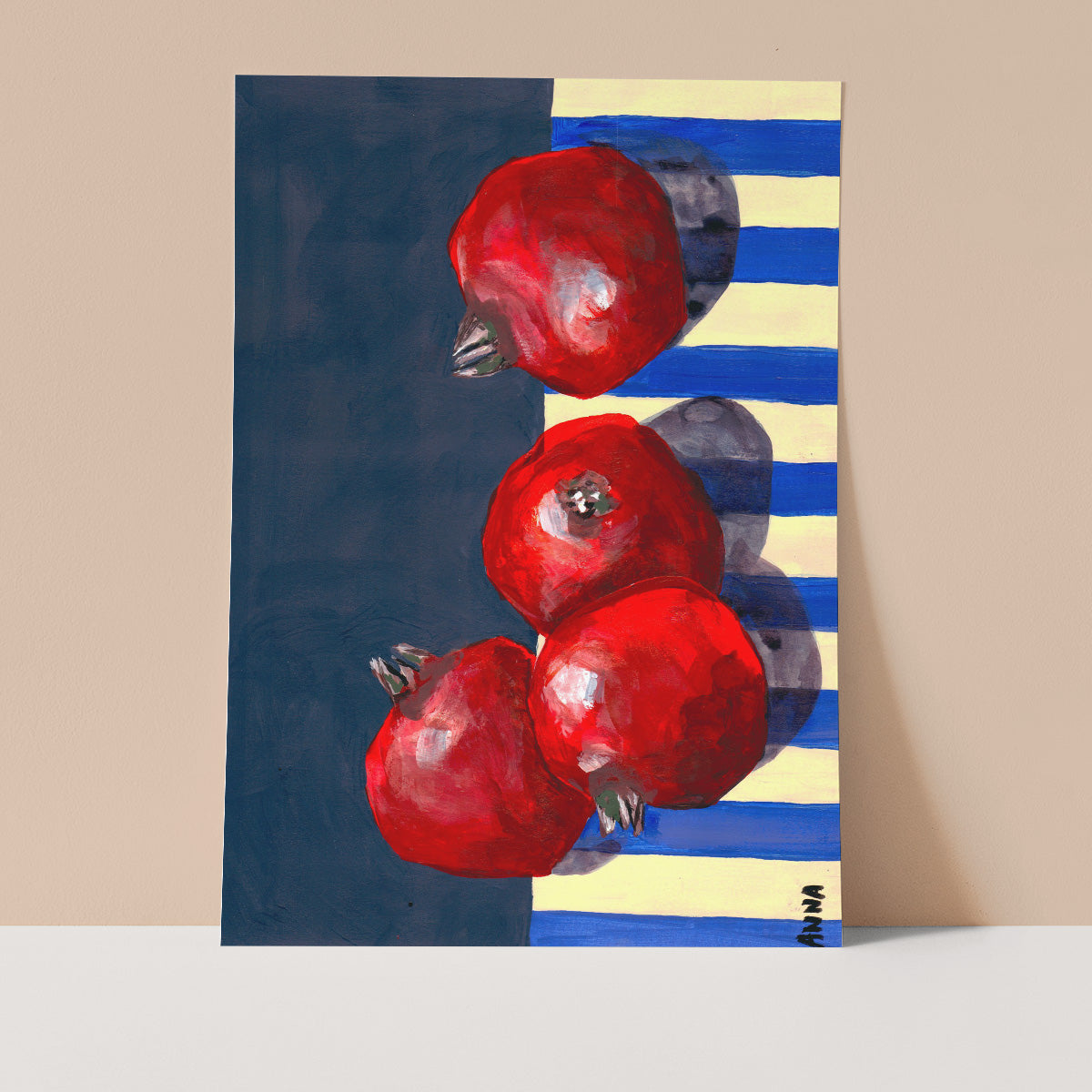 Pomegranate Wall print