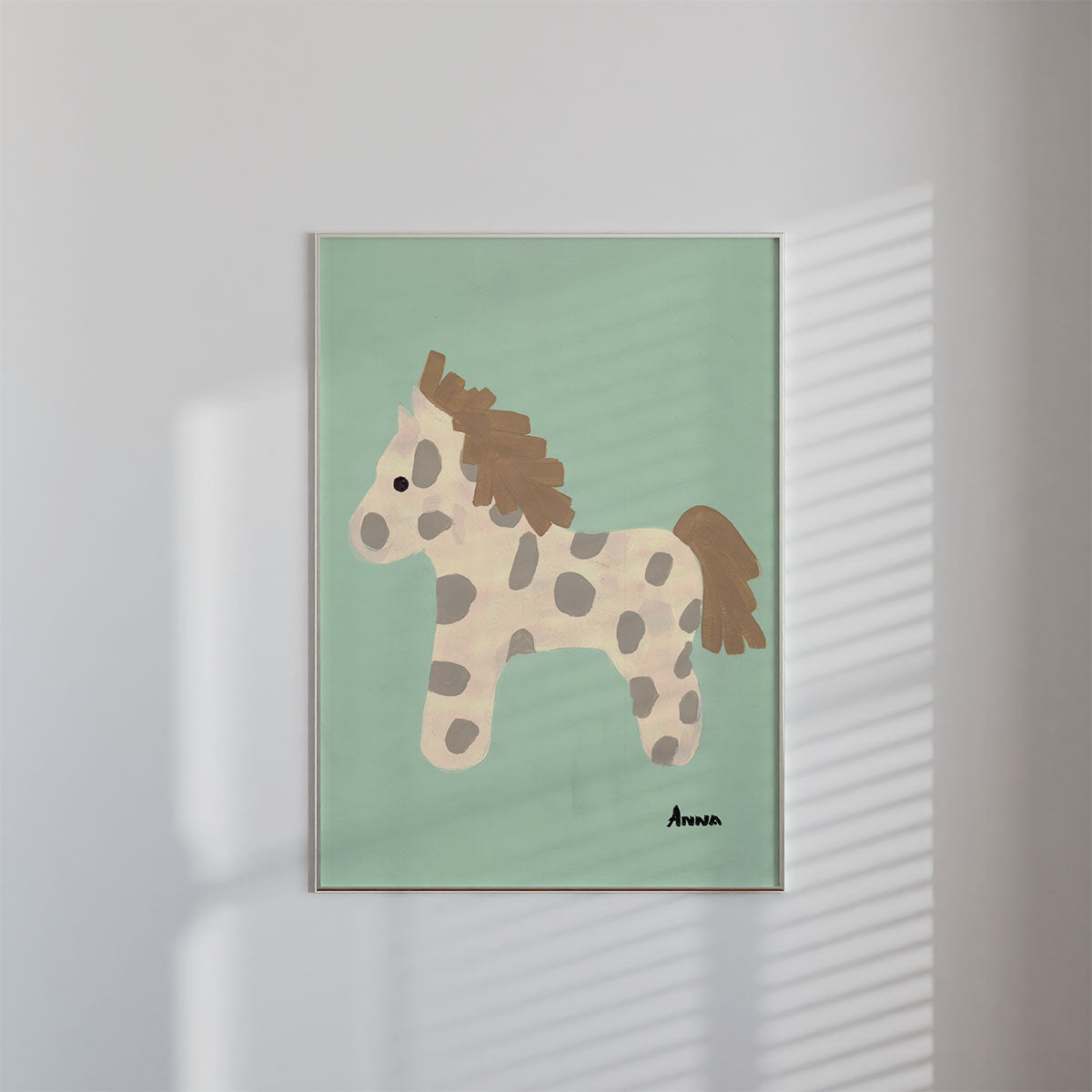 Dot Horse Wall print