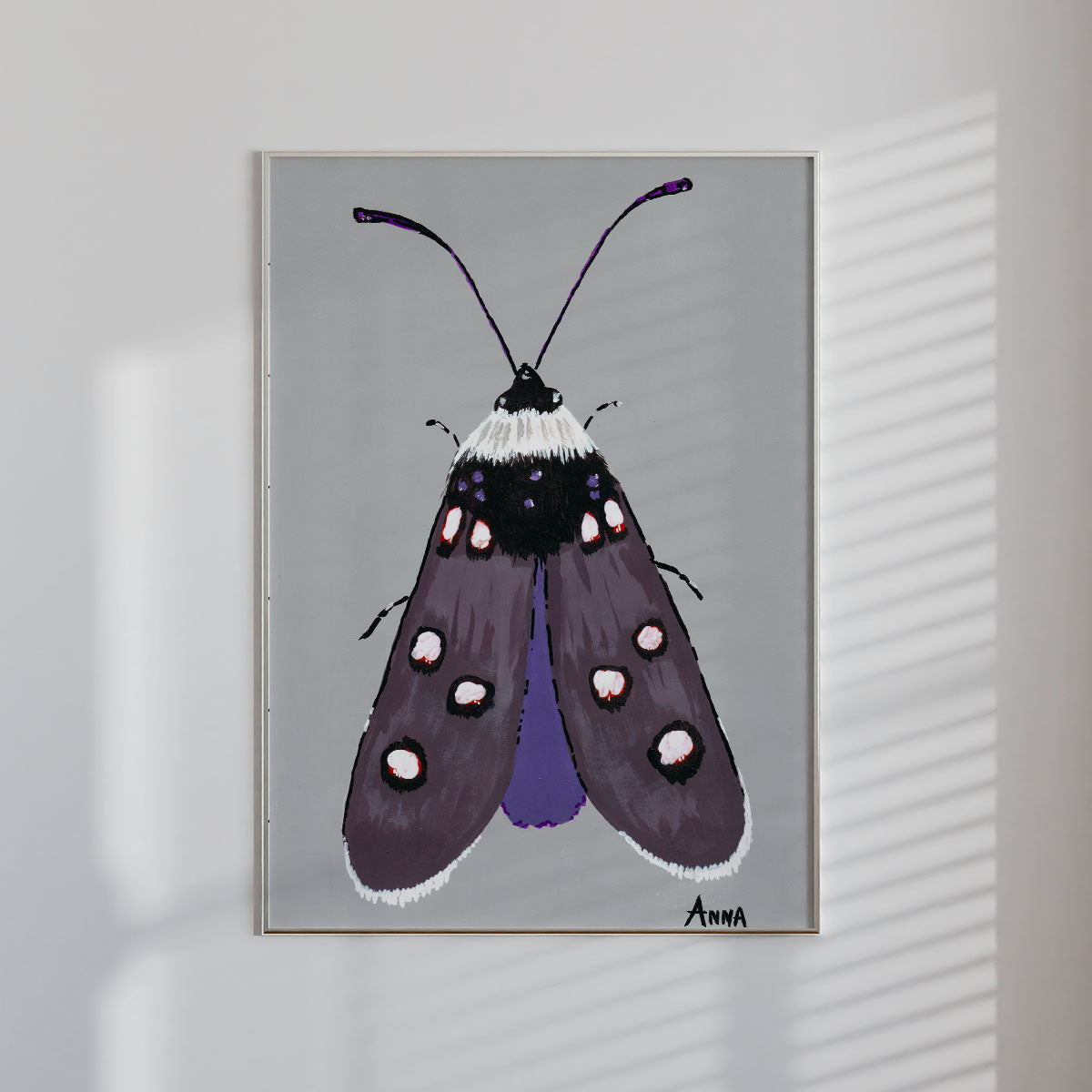 Dots Moth Wall print