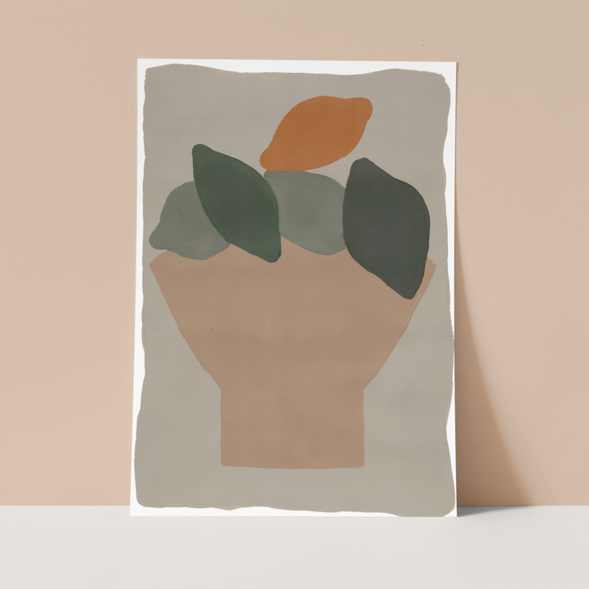 Lemon Bowl Wall print