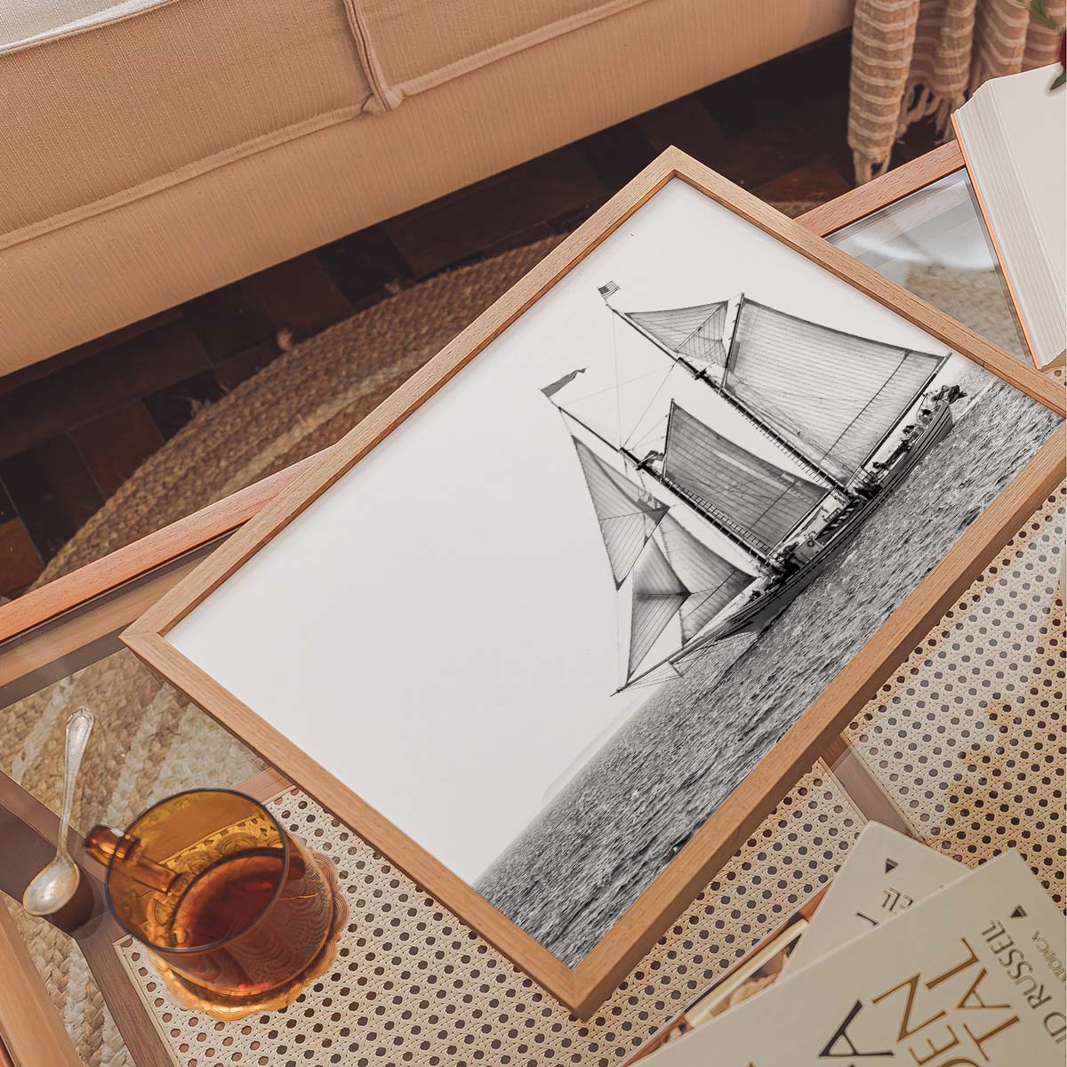 Ship under Sail Wall print