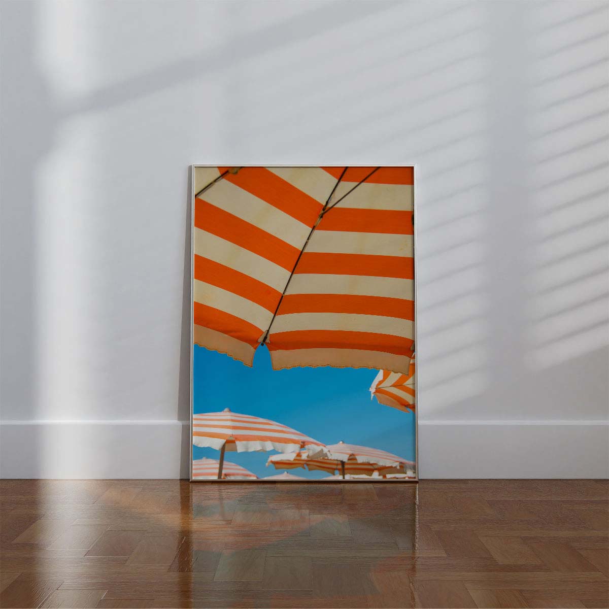 Striped Parasol Wall print