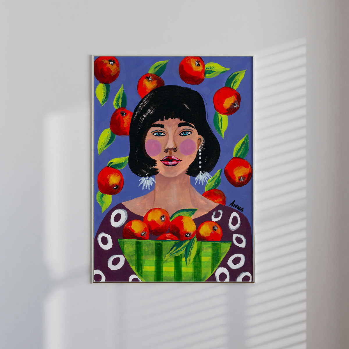 Fresh Oranges Wall print