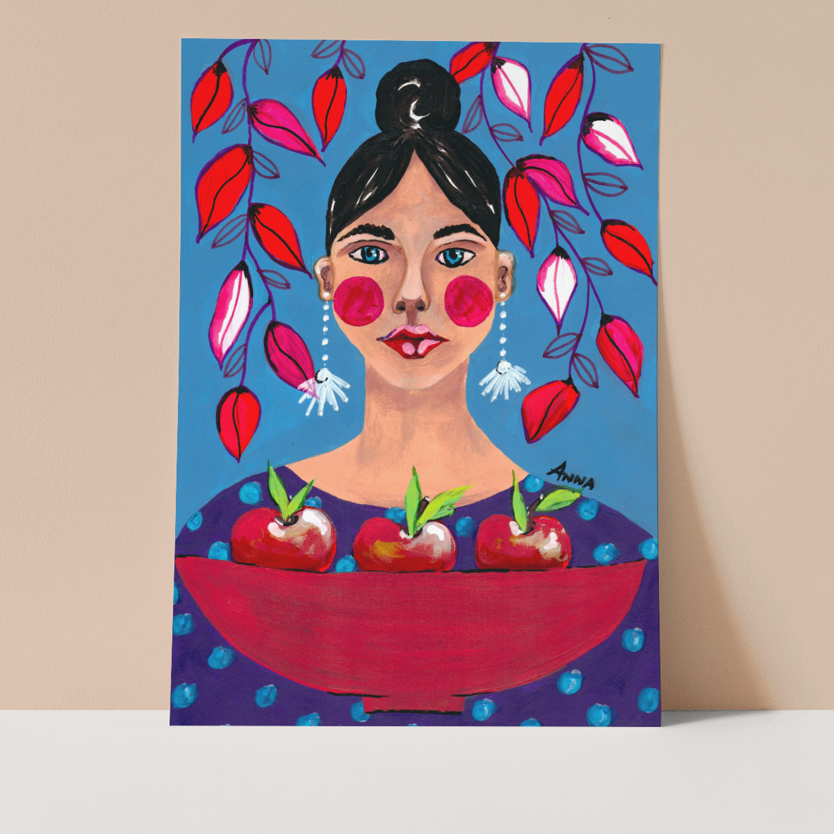 Crispy Apples Wall print