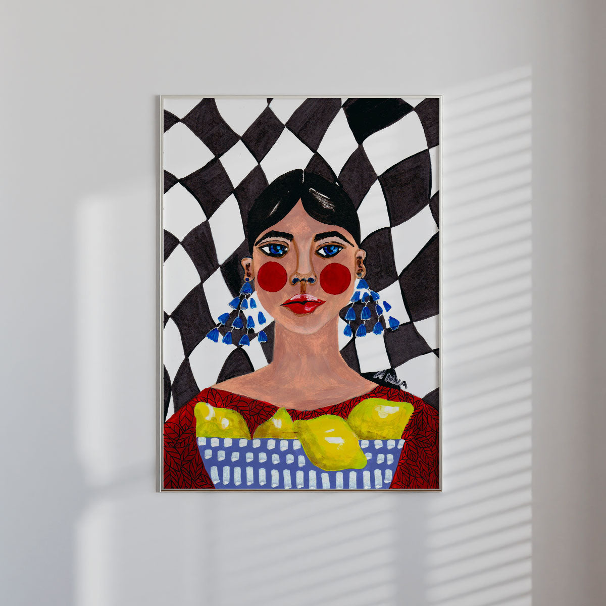 Zesty Lemons Wall print