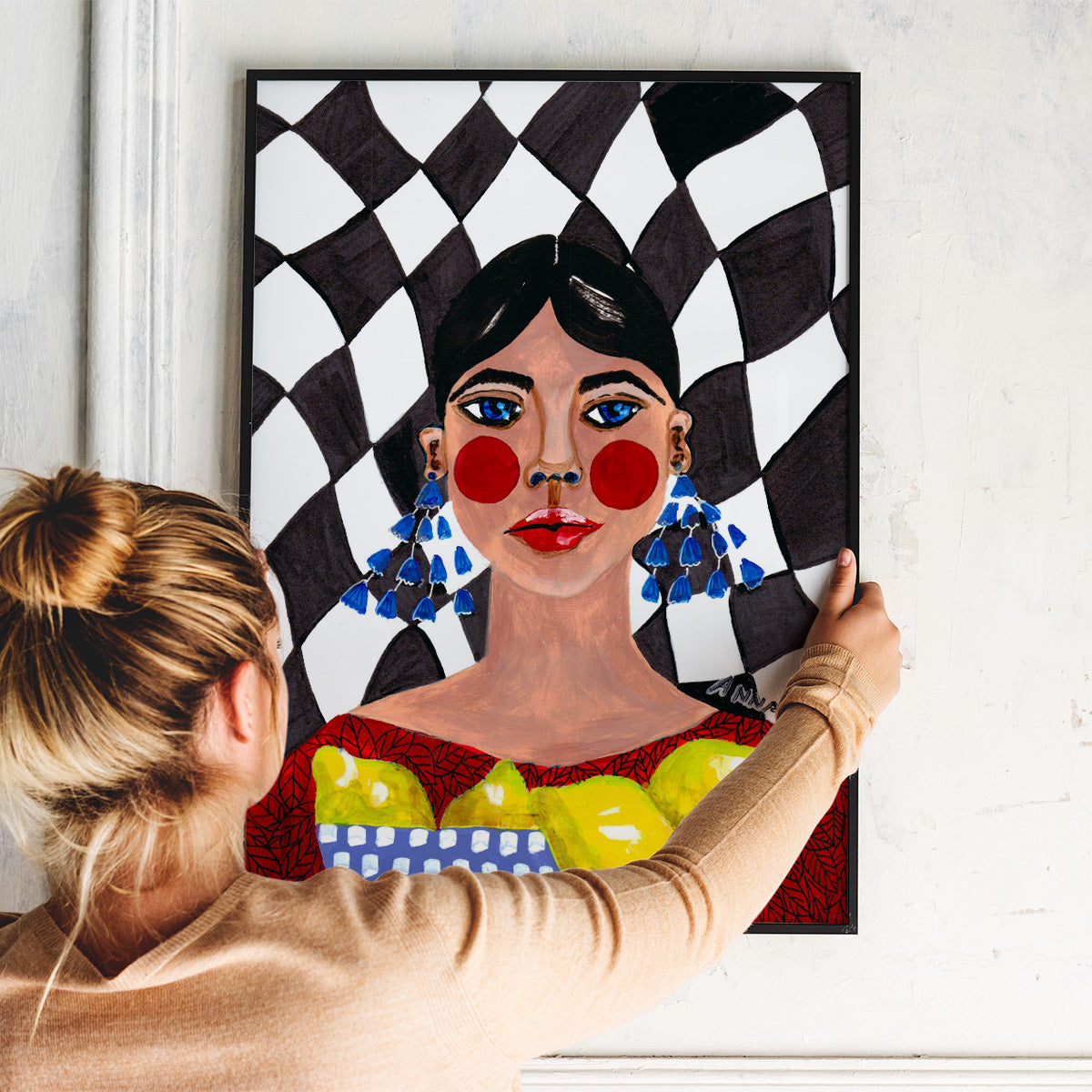 Zesty Lemons Wall print