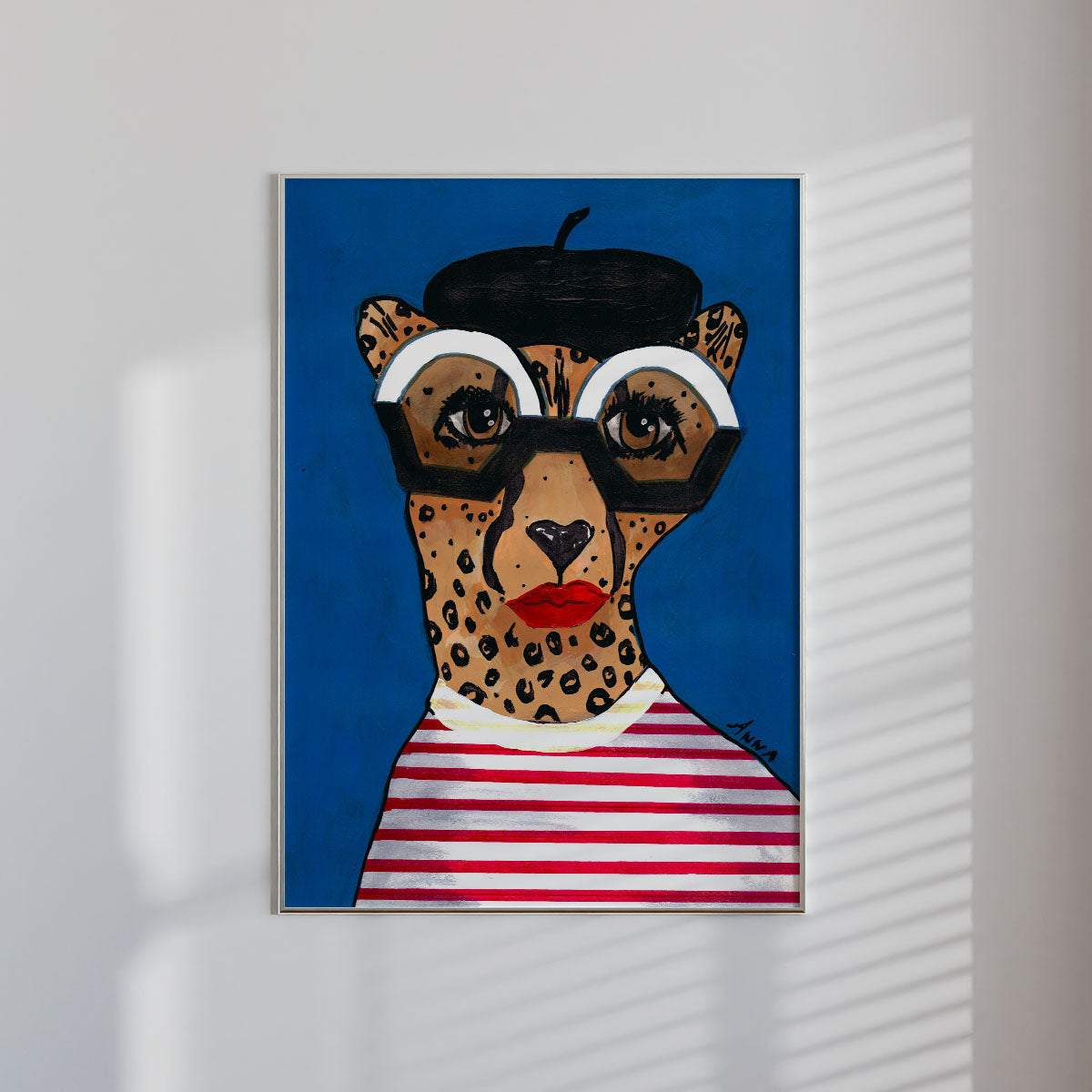 Specs in Paris Wall print