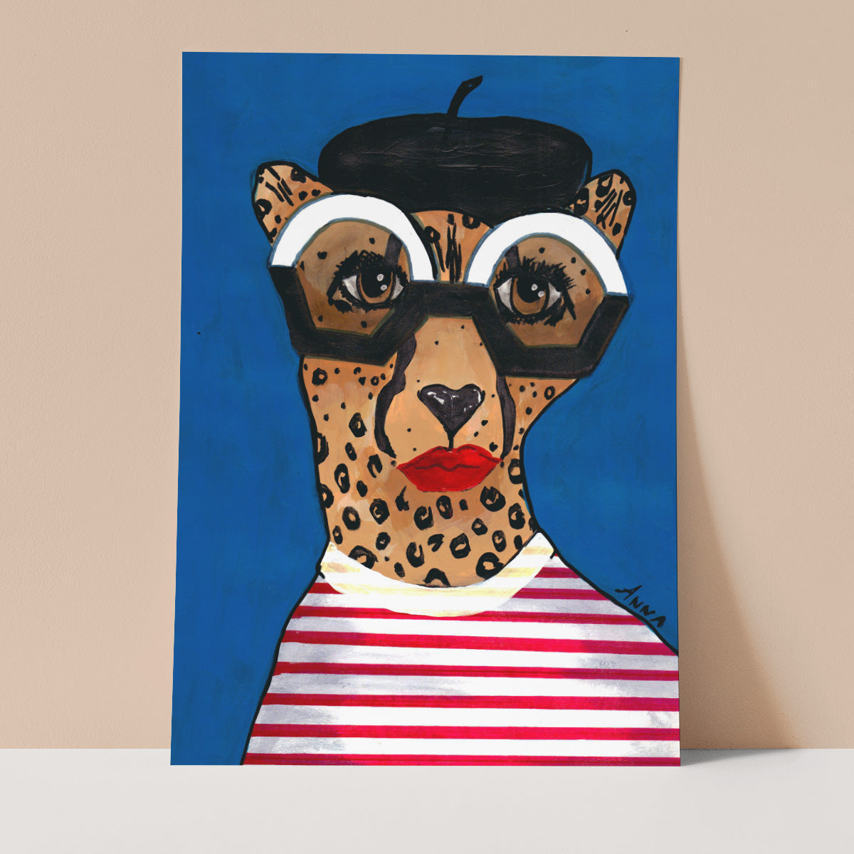 Specs in Paris Wall print