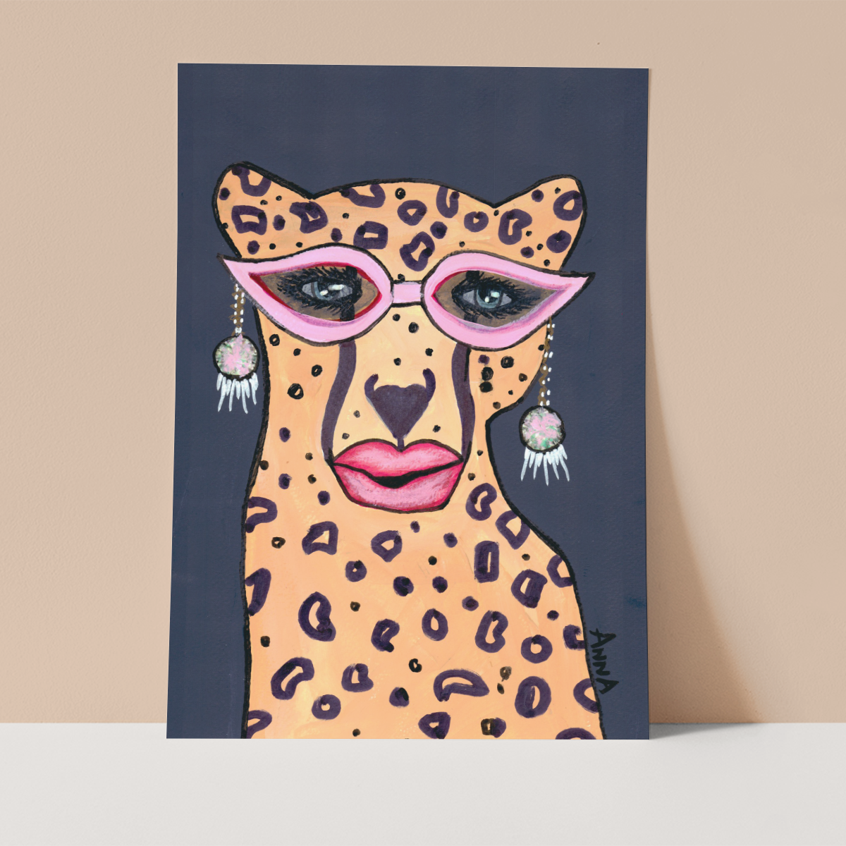 Miss Spots Wall print