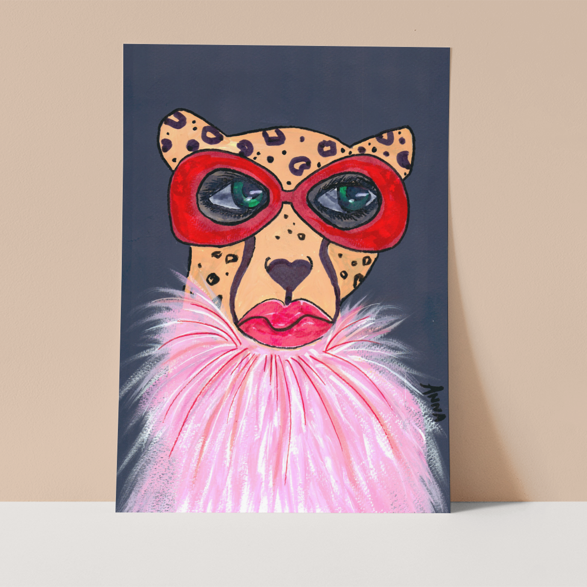 Fashion Diva Spots Wall print