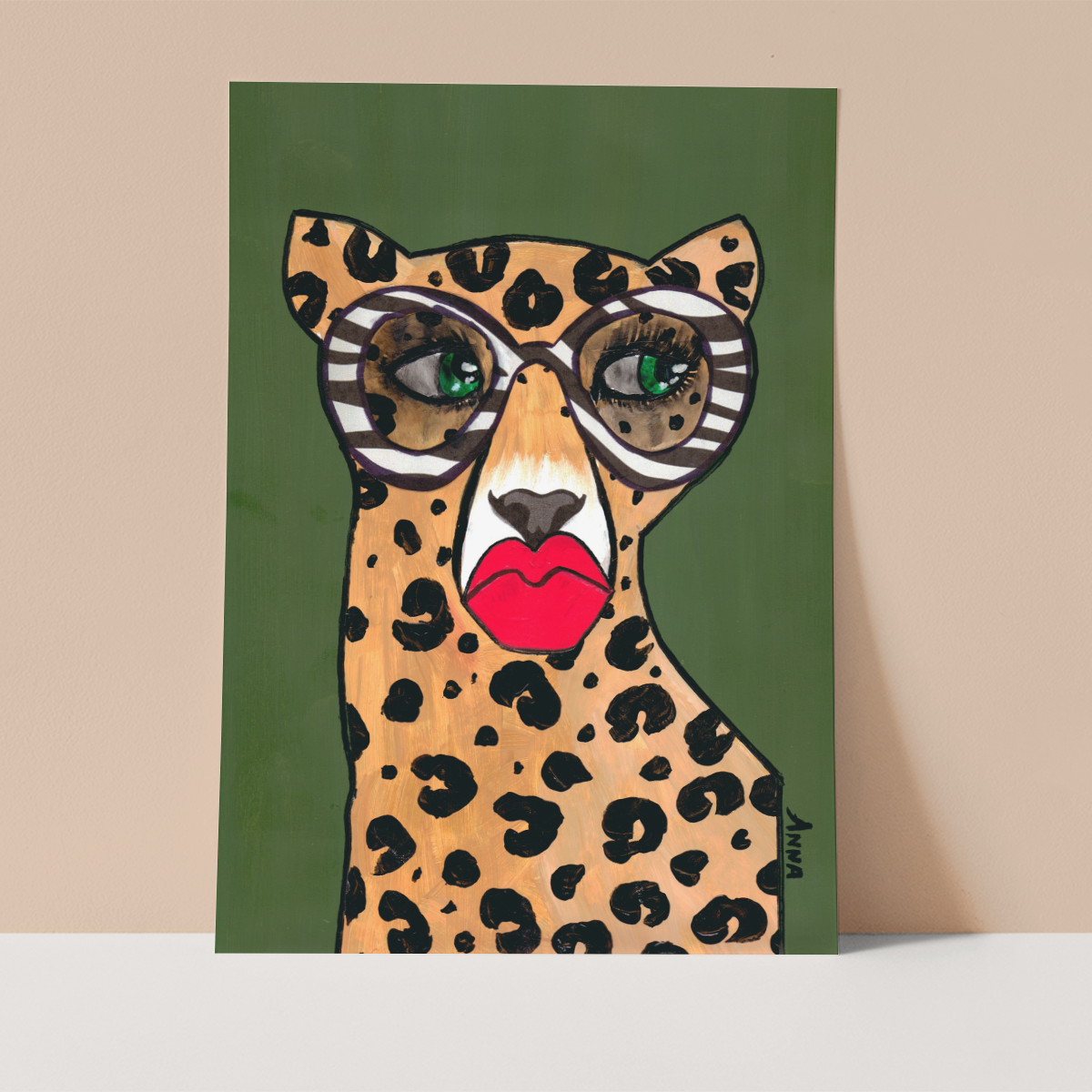 Not Impressed Spots Wall print