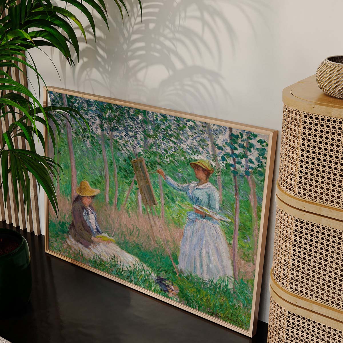 Claude Monet Garden In the Woods Wall print