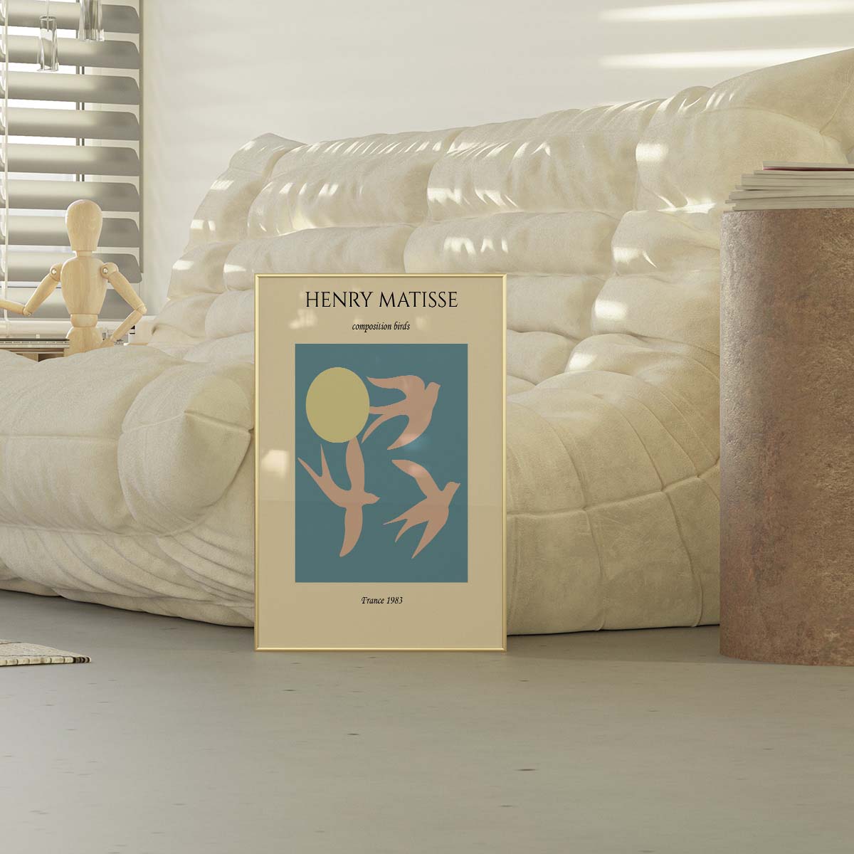 Composition Birds by Henri Matisse Wall print