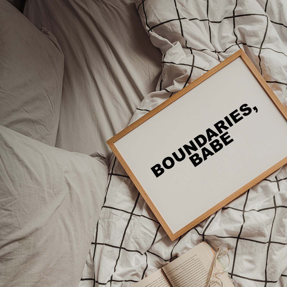 Boundaries Wall print