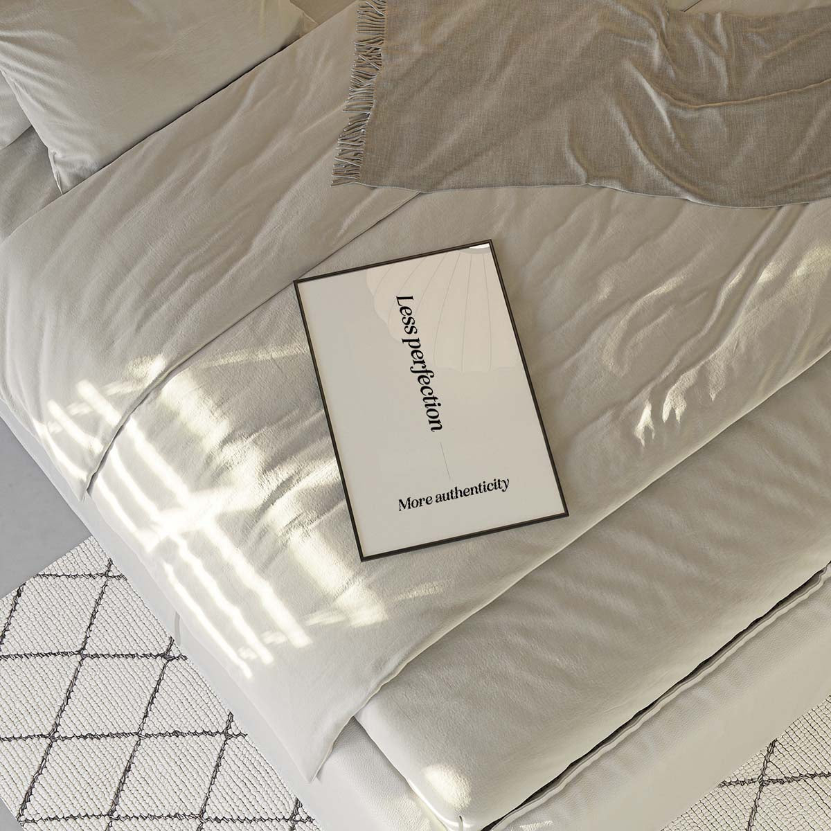 Less Perfection Wall print