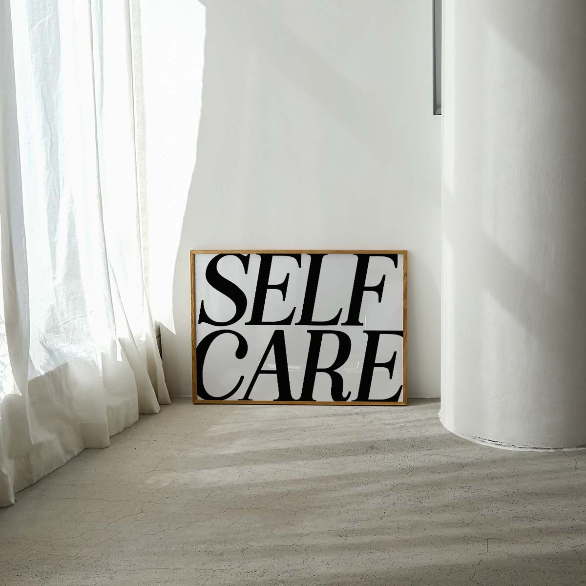 Self Care Wall print