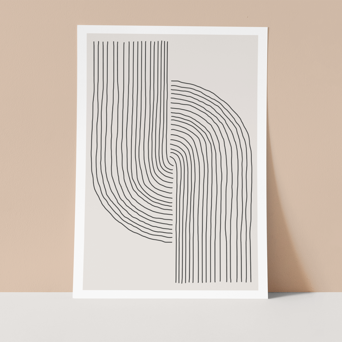 Minimalist Line 1 Wall print
