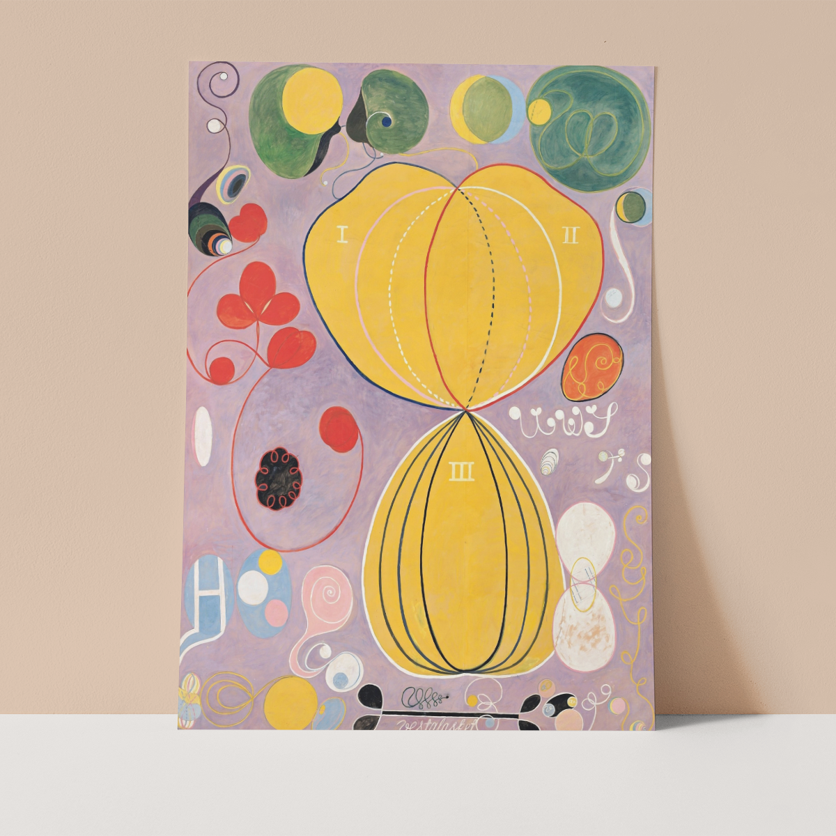 Adulthood Hilma Klint Wall print