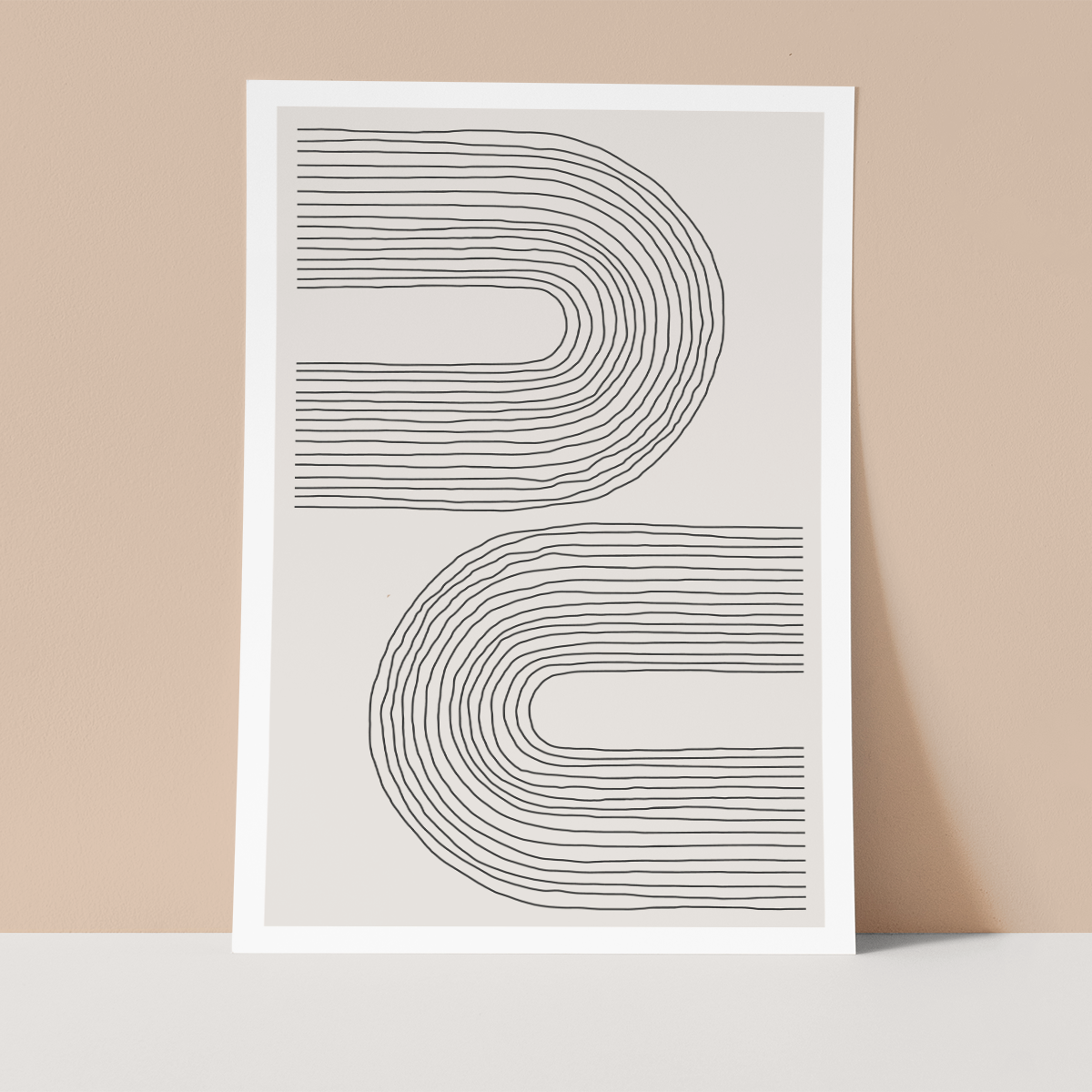 Minimalist Line 2 Wall print