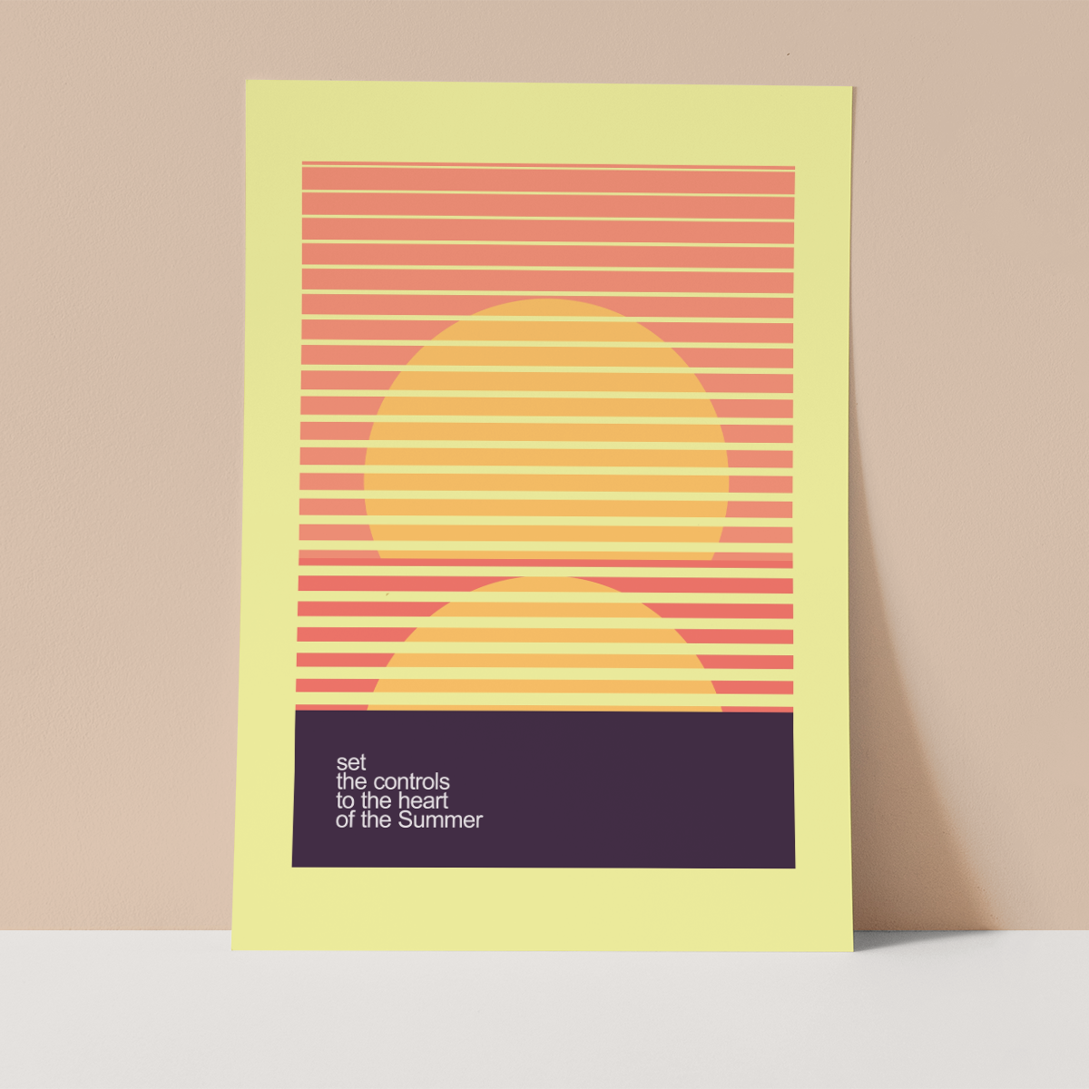 Heat of Summer Wall print