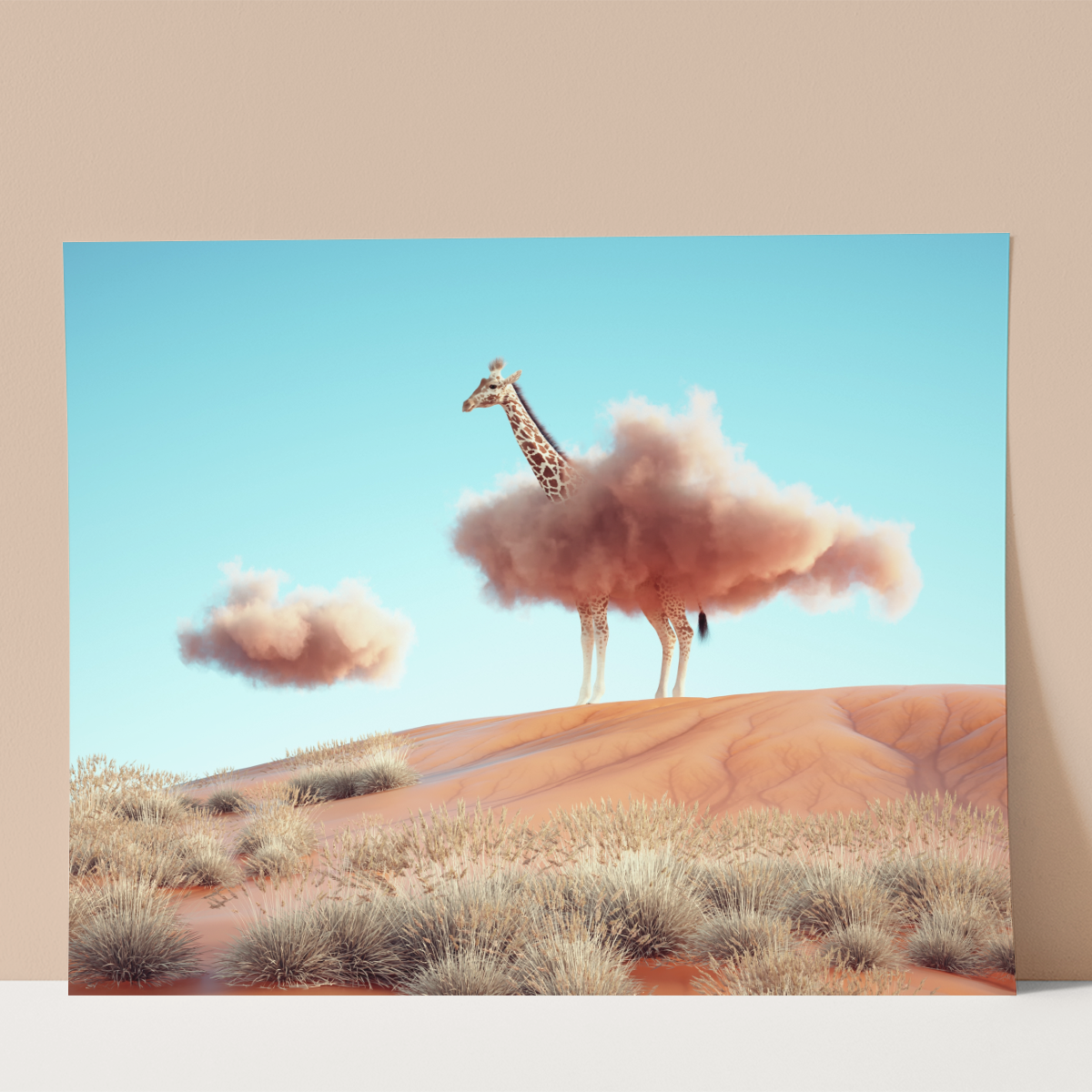 Dreamy Giraffe Wall print