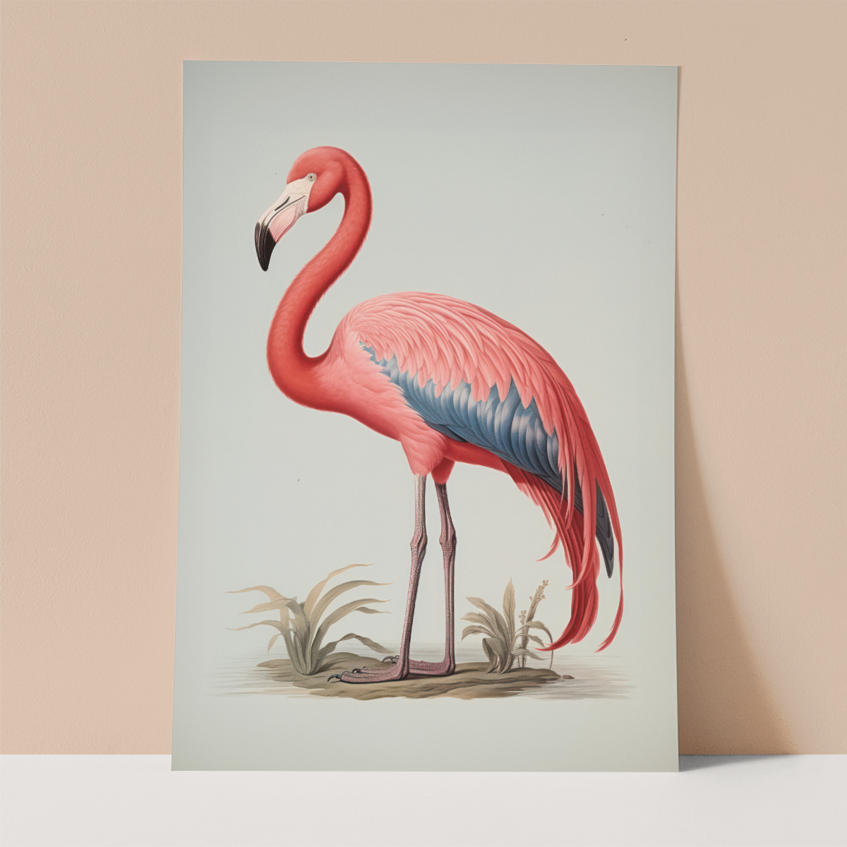 Flamingo Wall print