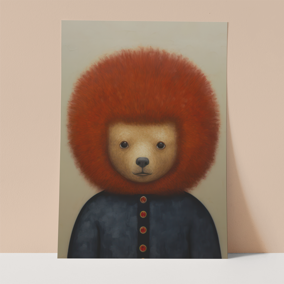 Vintage Bear Wall print