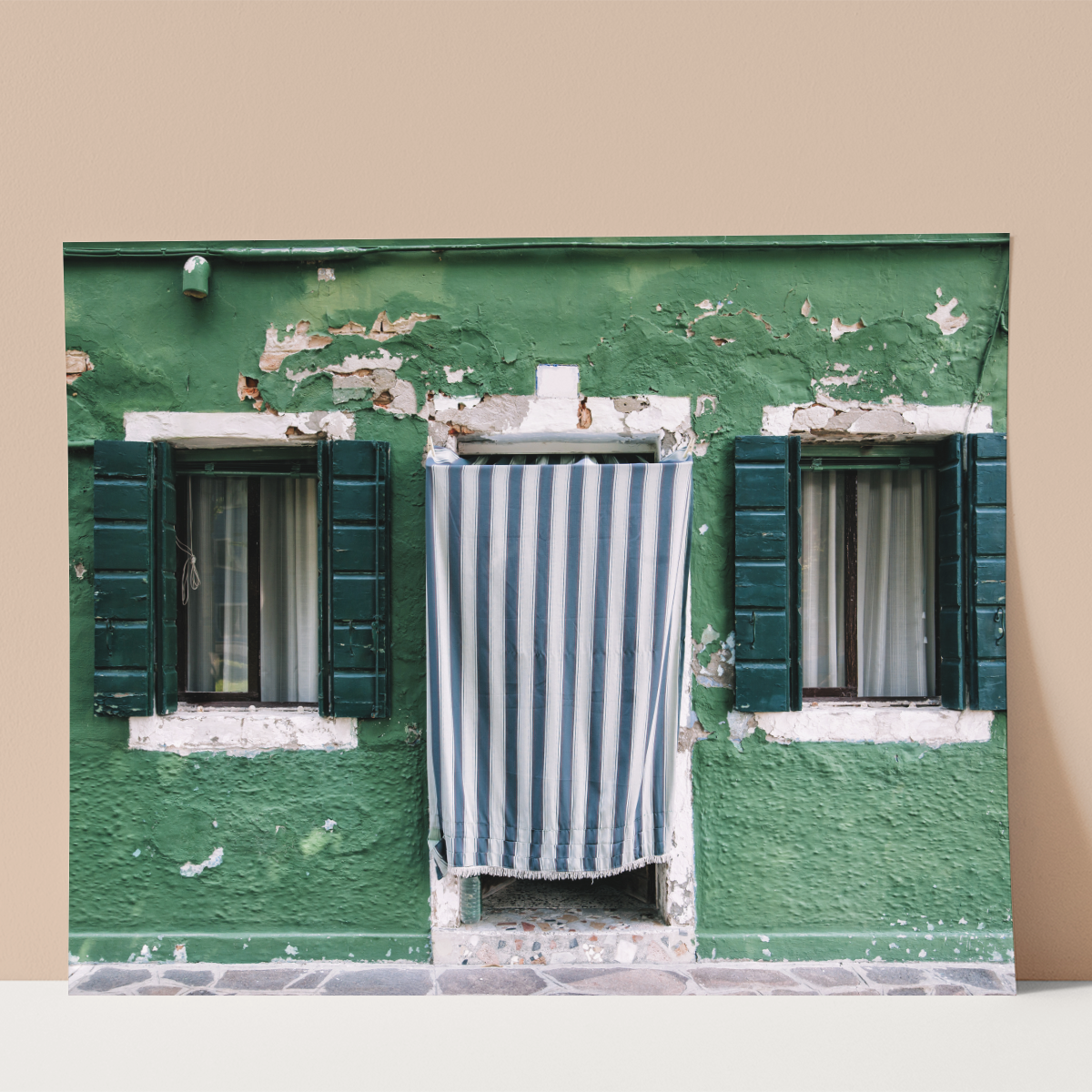 Green Wall in Italy Wall print